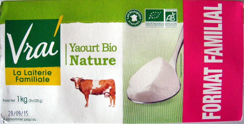 Yaourt Bio Nature