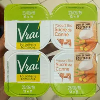 Yaourt bio sucre de canne