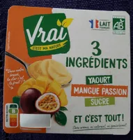 Yaourt Mangue Passion sucre