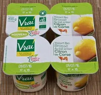 Yaourt Brassé au Citron de Corse