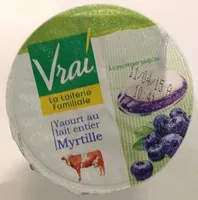 Yaourt au lait entier myrtille