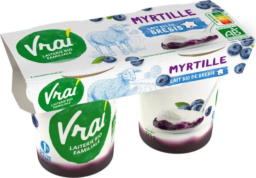 Myrtille lait de brebis bio