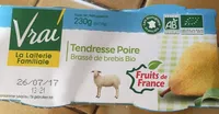 Yaourts bio de brebis poire