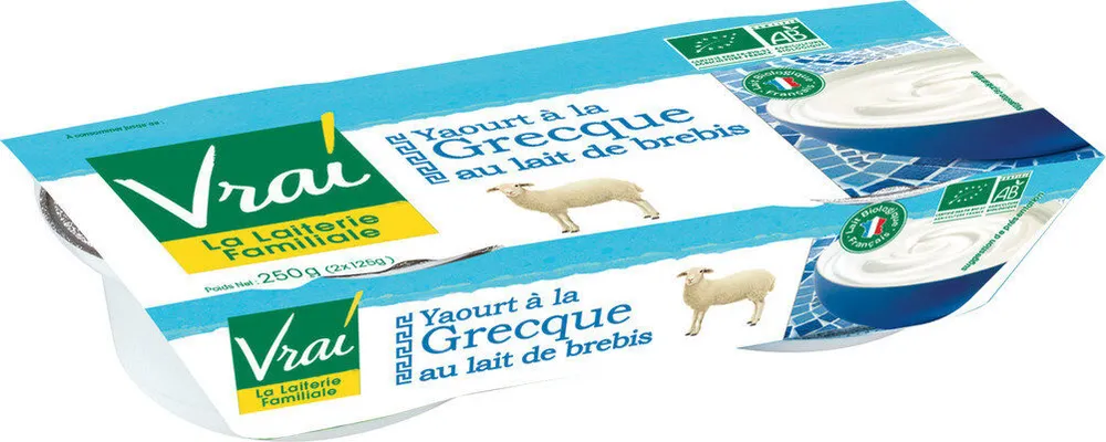 Yaourt à la grecque au lait de brebis bio