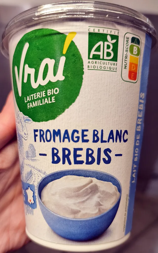 Fromage blanc au lait de brebis