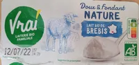 Douceur nature au lait de brebis