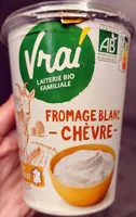 Fromage blanc biologique au lait de chèvre