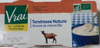 Yaourt brassé biologique au lait de chèvre nature