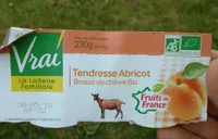 Tendresse abricot - brassé de chèvre bio