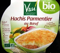 Hachis Parmentier au Boeuf Bio Vrai