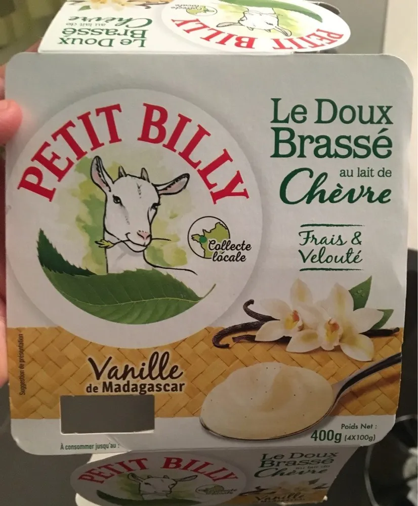 Brasse au lait de chevre vanille