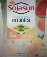 Panaché de fruits mixés : 2 Abricots Goyave, 2 Citron