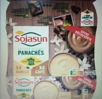 Dessert végétal panachés : 4 vanille 4 café