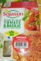 Steak de soja tomate et basilic
