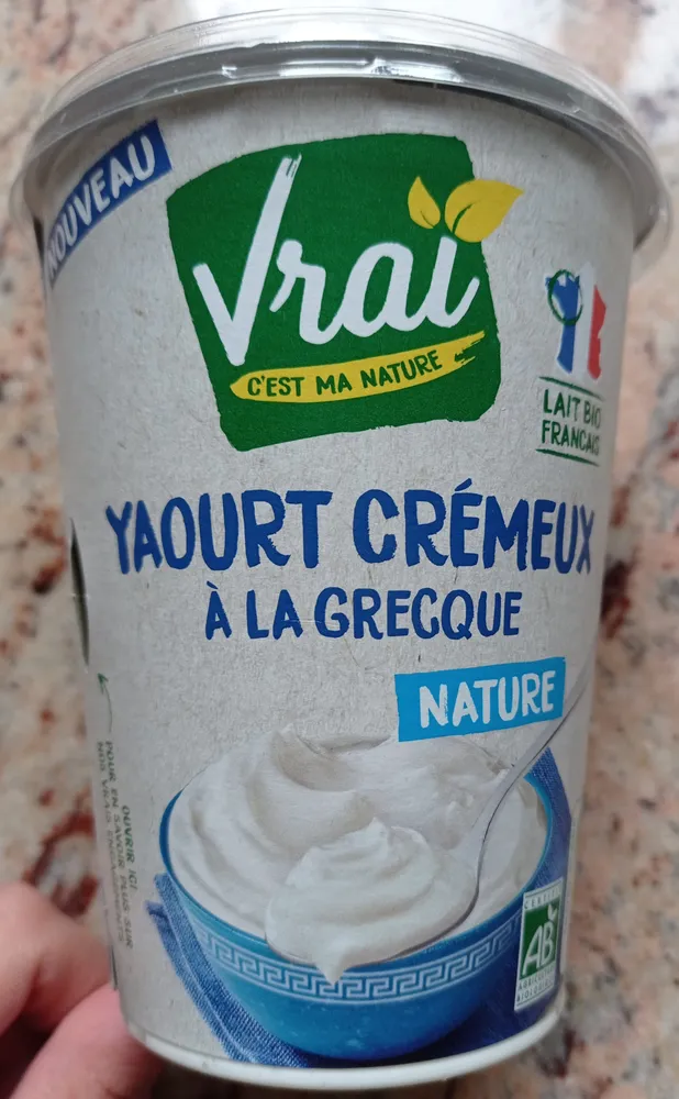 Yaourt cremeux à la grecque nature