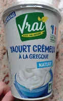 Yaourt cremeux à la grecque nature