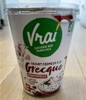 Yaourt crémeux a la grecque stracciatella