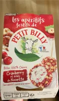 Billes chèvre cranberry noisette