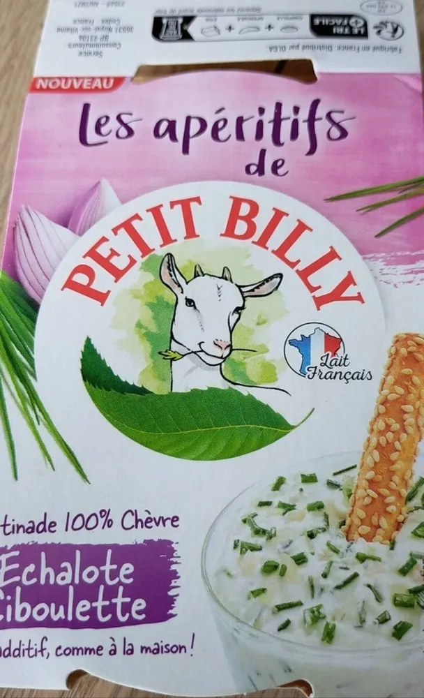 Les apéritifs de petit billy échalote ciboulette