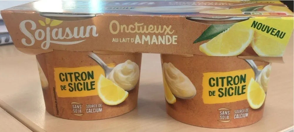 Citron de Sicile - Onctueux au lait d’amande