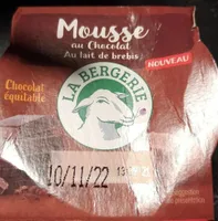 Mousse au chocolat au lait de brebis