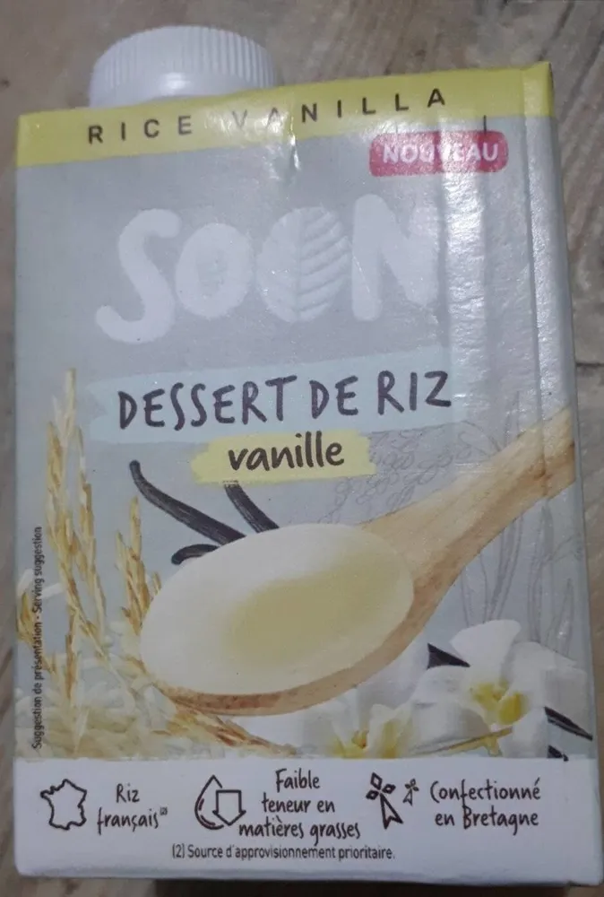 Dessert de riz vanille