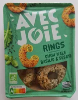 Rings Chou kale basilic et sésame
