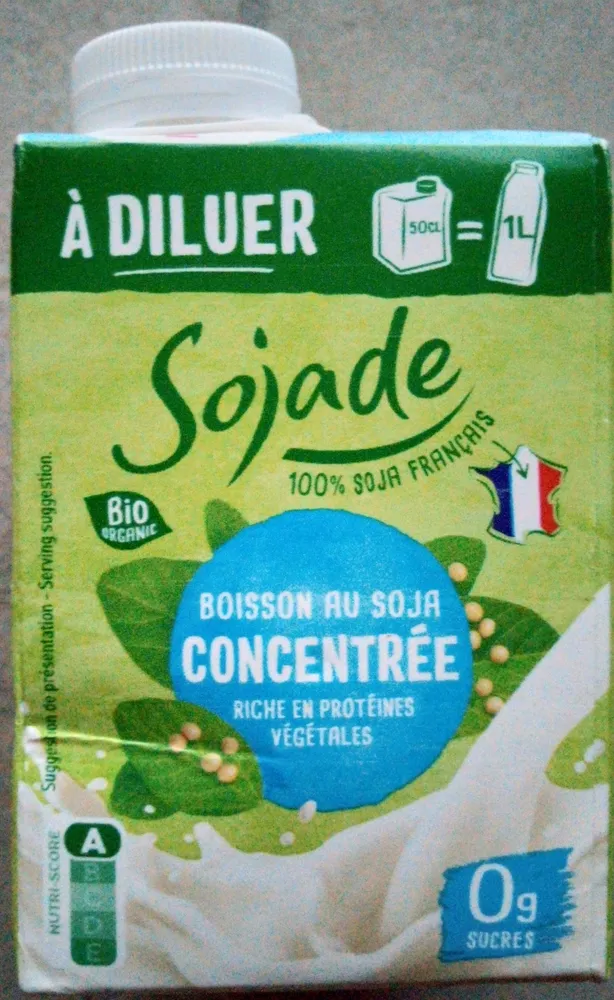 Boisson au soja concentrée