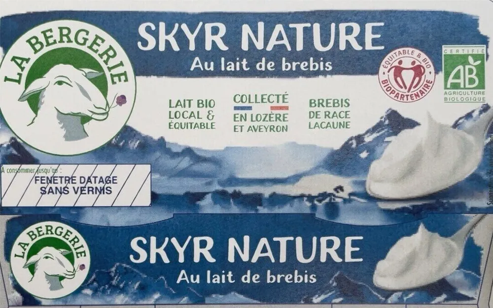 SKYR NATURE Au lait de brebis
