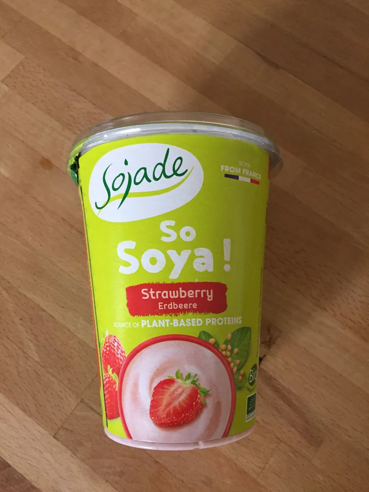 Bio Soja Spezialität Erdbeere