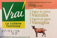 Yogur de cabra vainilla