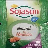 Postre de soja natural con almendra