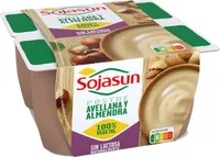 Postre vegetal de soja plaisir praliné sin lactosa