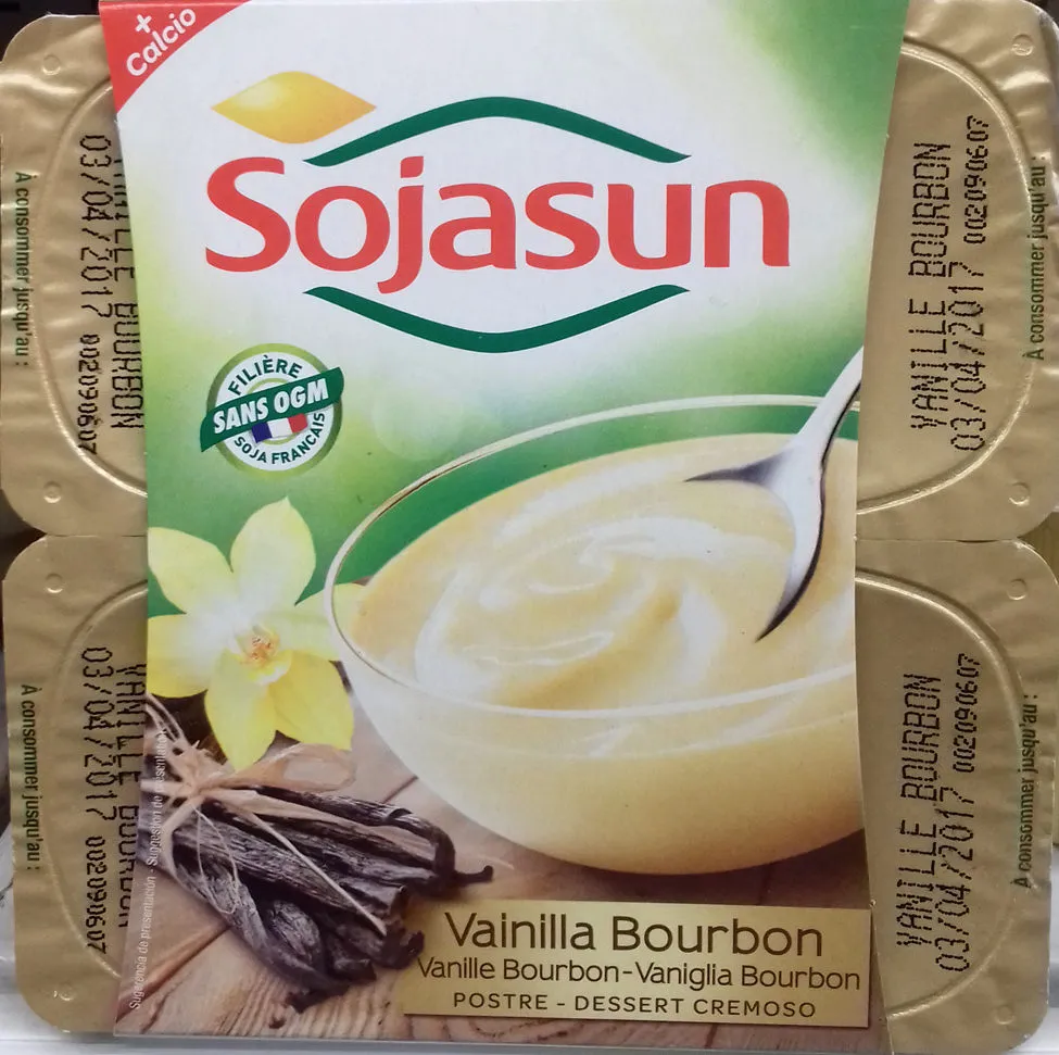 Postre de soja vainilla bourbon