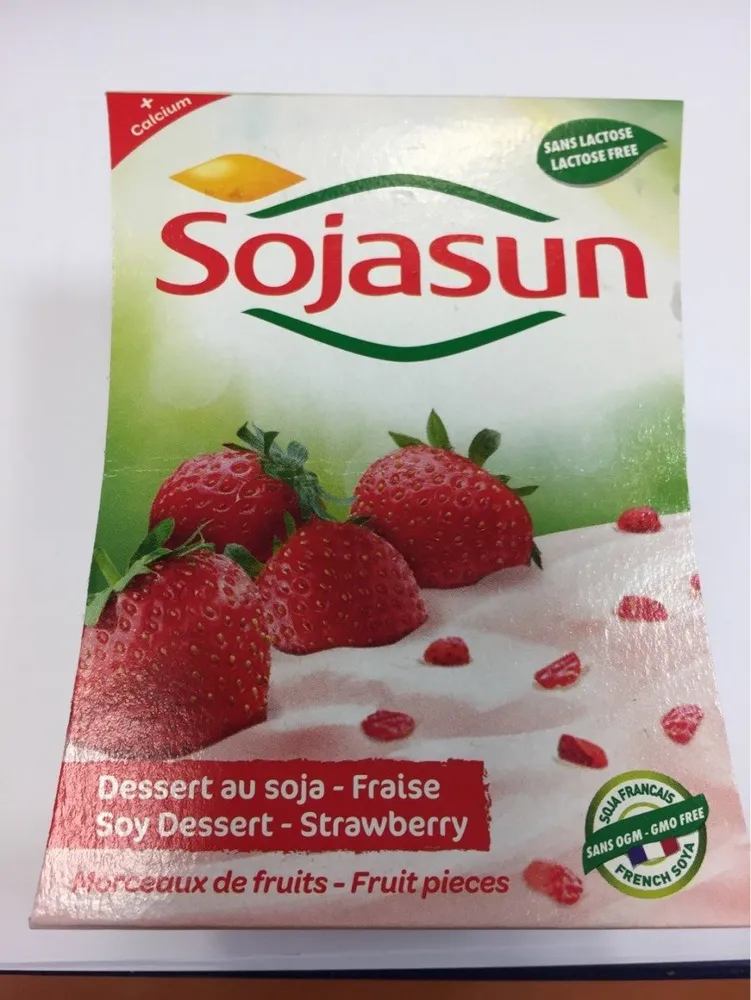 Dessert au soja-Fraise