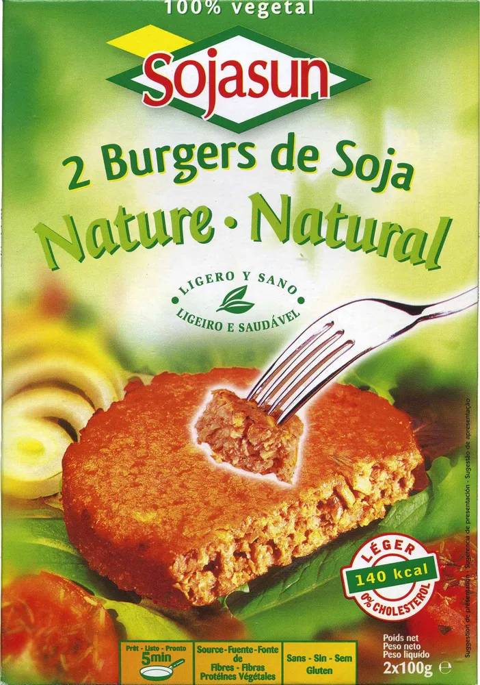 Hamburguesas vegetales Natural