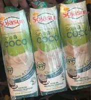 Boisson gourmande soja et coco