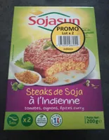 Steaks de soja à l'indienne