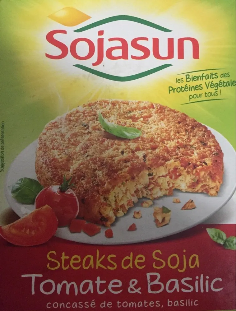 Steaks de soja tomate &basilic