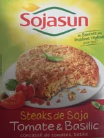 Steaks de soja tomate &basilic