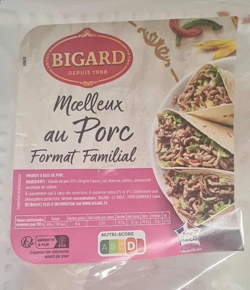 Moelleux au porc