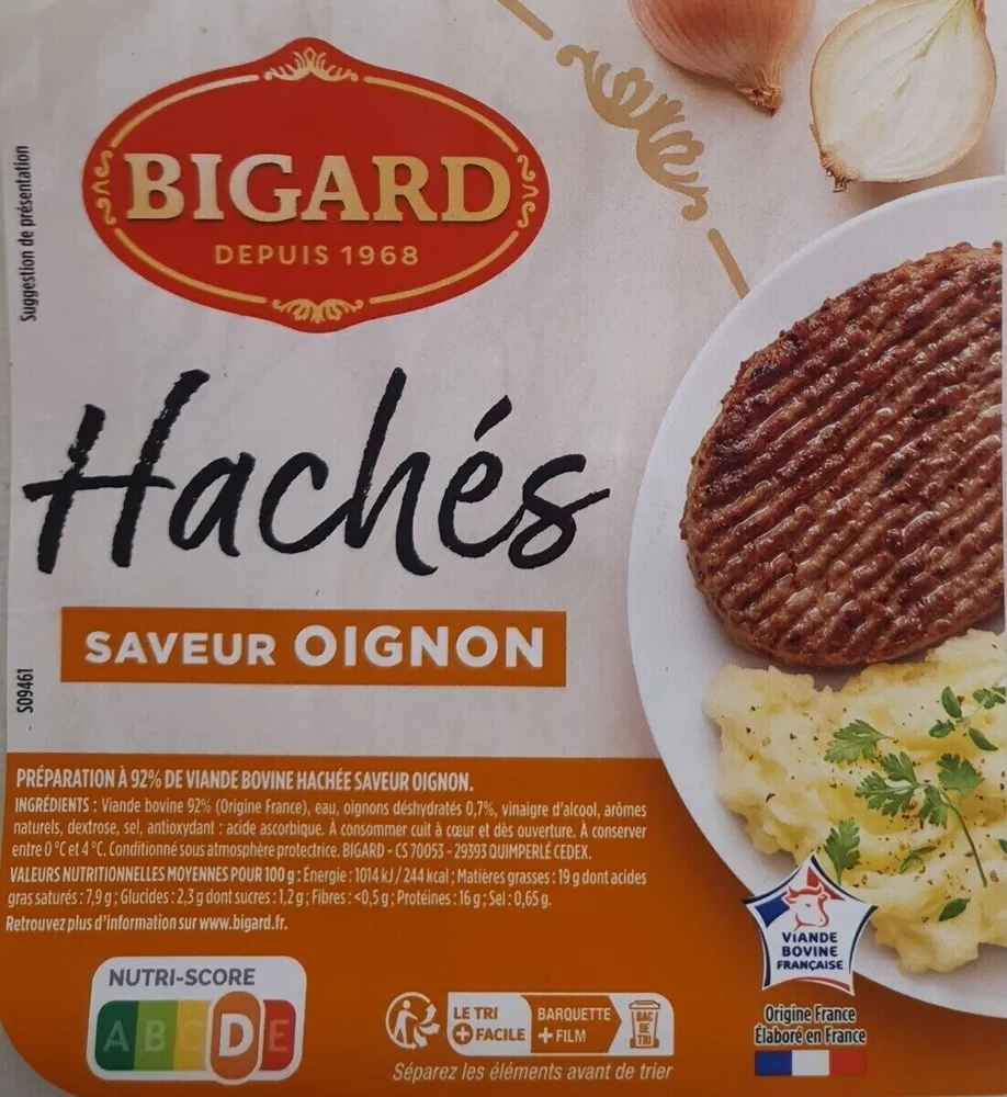HACHÉS SAVEUR OIGNON