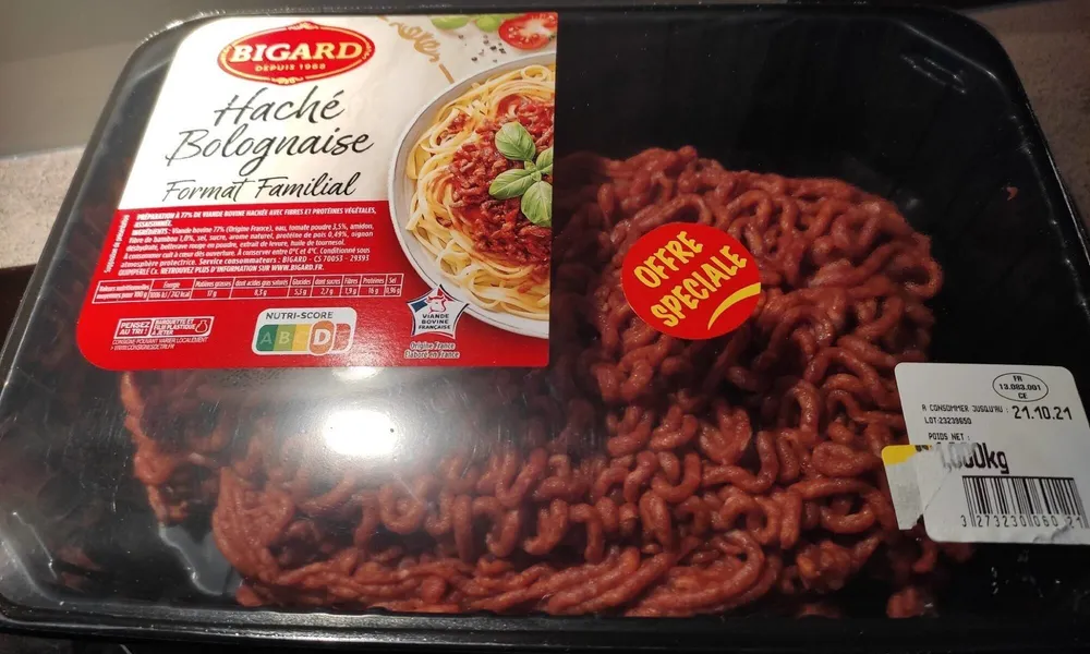 Haché bolognaise Bigard