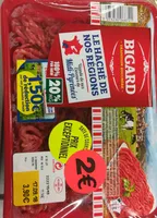 Steack Haché Pur Boeuf Bigard, 20%mg 350g