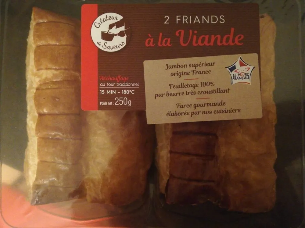 2 friands à la viande