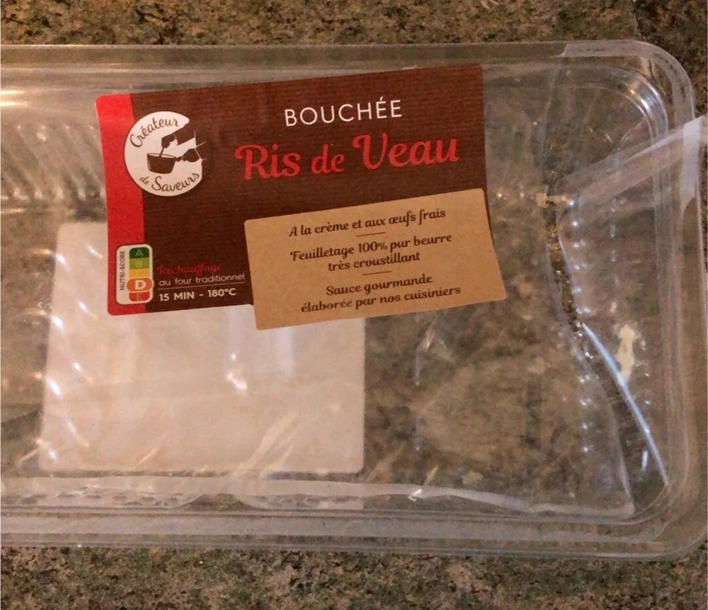 Bouchees aux ris de veau