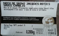 Noix de Saint Jacques rôties sauce chablis