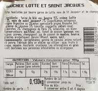 Bouchee lotte et saint jacques