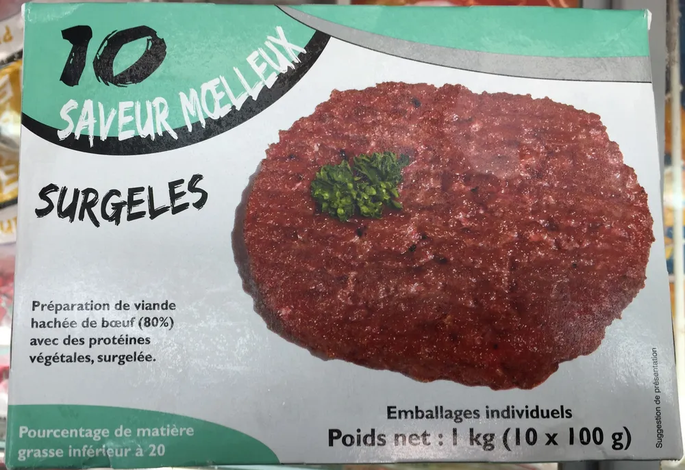 10 saveurs moelleux surgelés