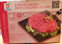 8 steaks hachés façon bouchère (15 % MG)